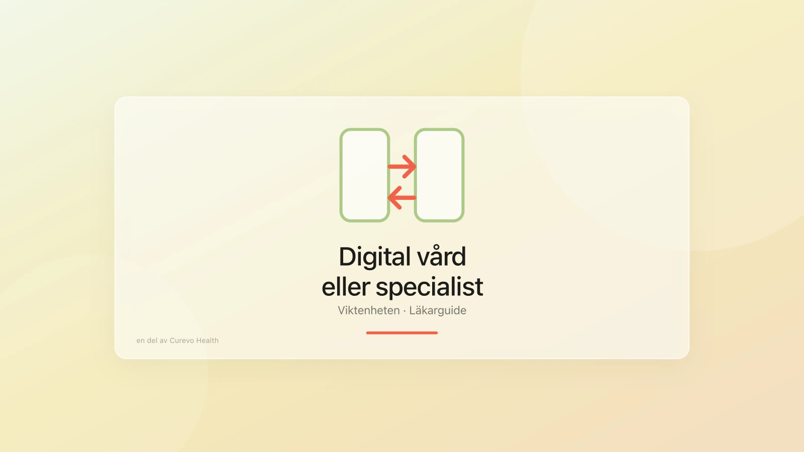 Digital vårdcentral och specialistklinik jämförs