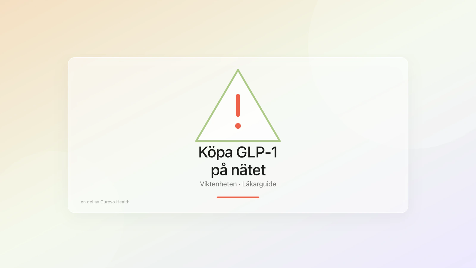 Köpa GLP-1 på nätet: risker och säkra alternativ