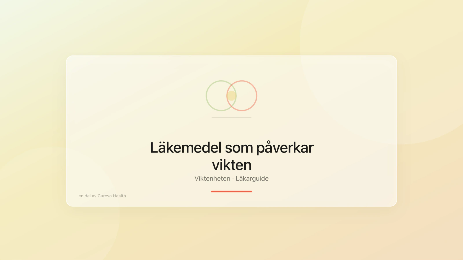 Läkemedel som kan påverka vikten