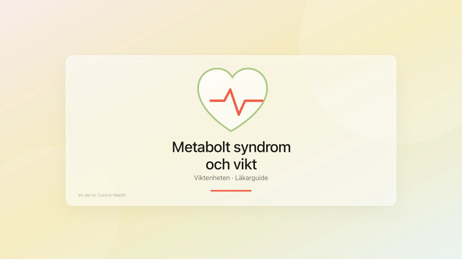 Metabol riskprofil med blodtryck och provsvar