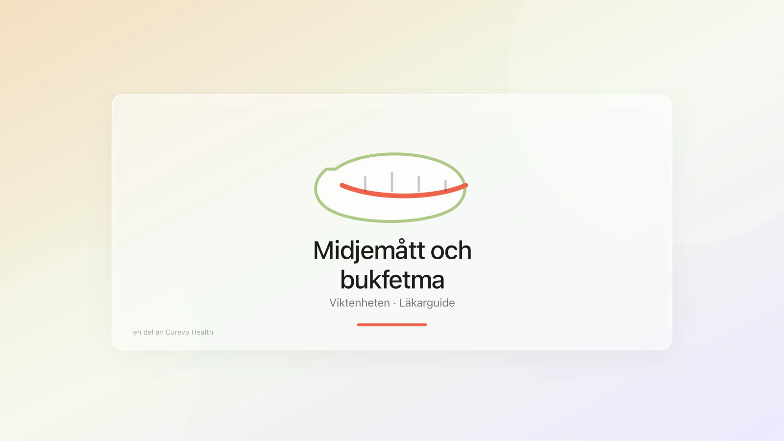 Midjemått, bukfetma och hälsorisk