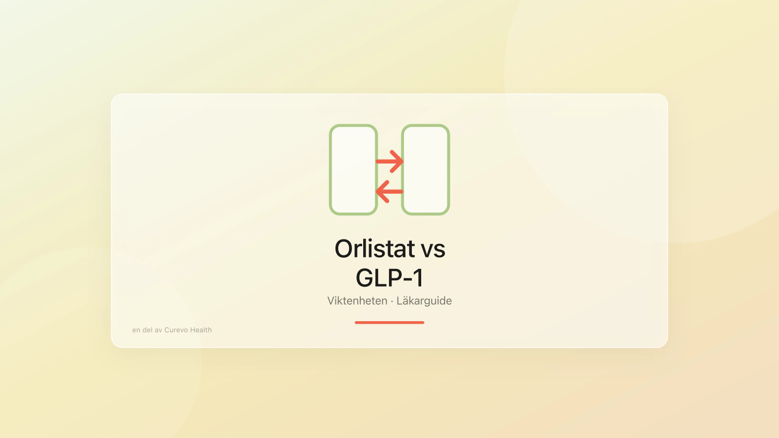 Jämförelse mellan orlistat och GLP-1 vid viktbehandling
