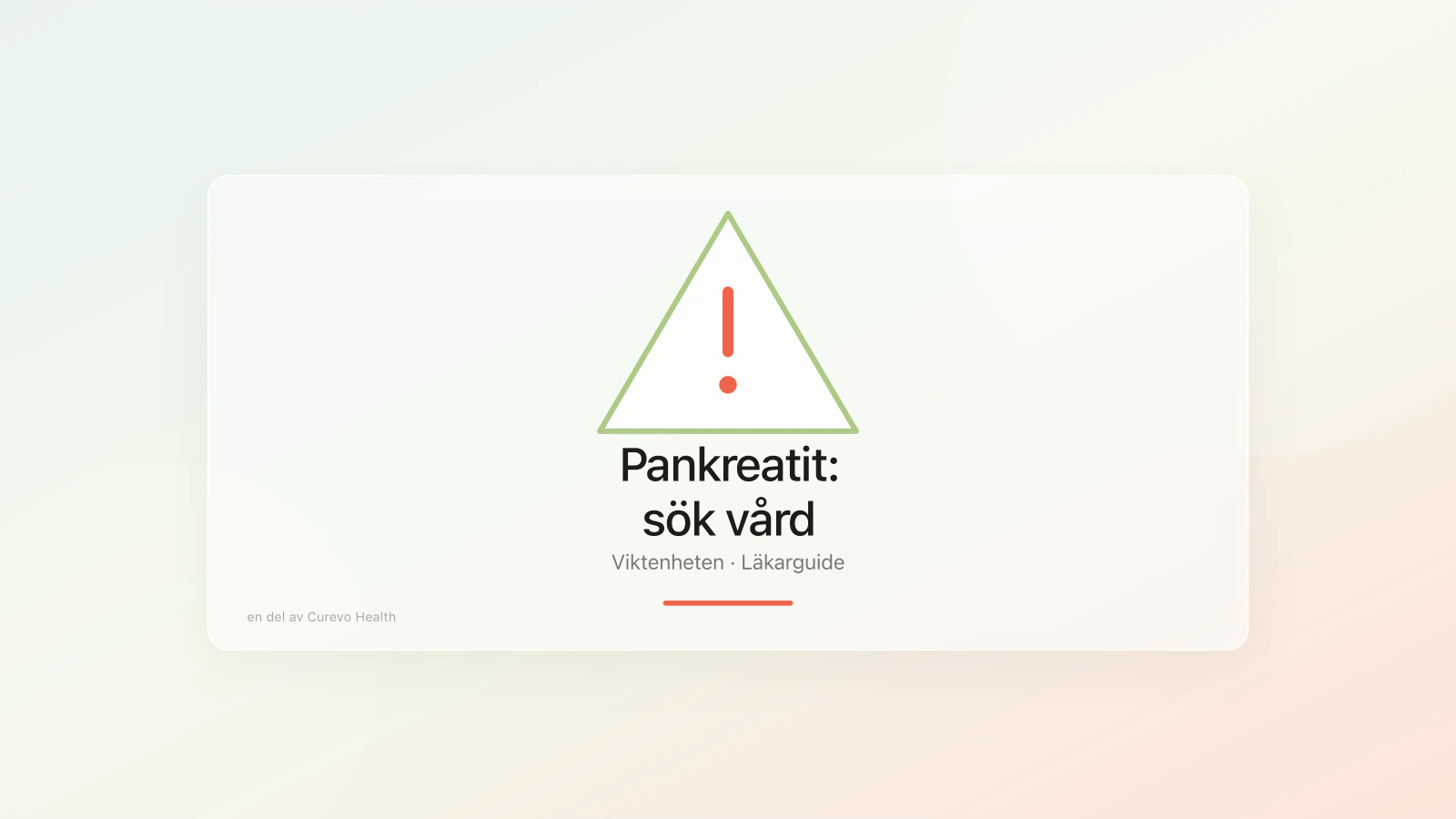 Pankreatit och GLP-1: symtom när du ska söka vård