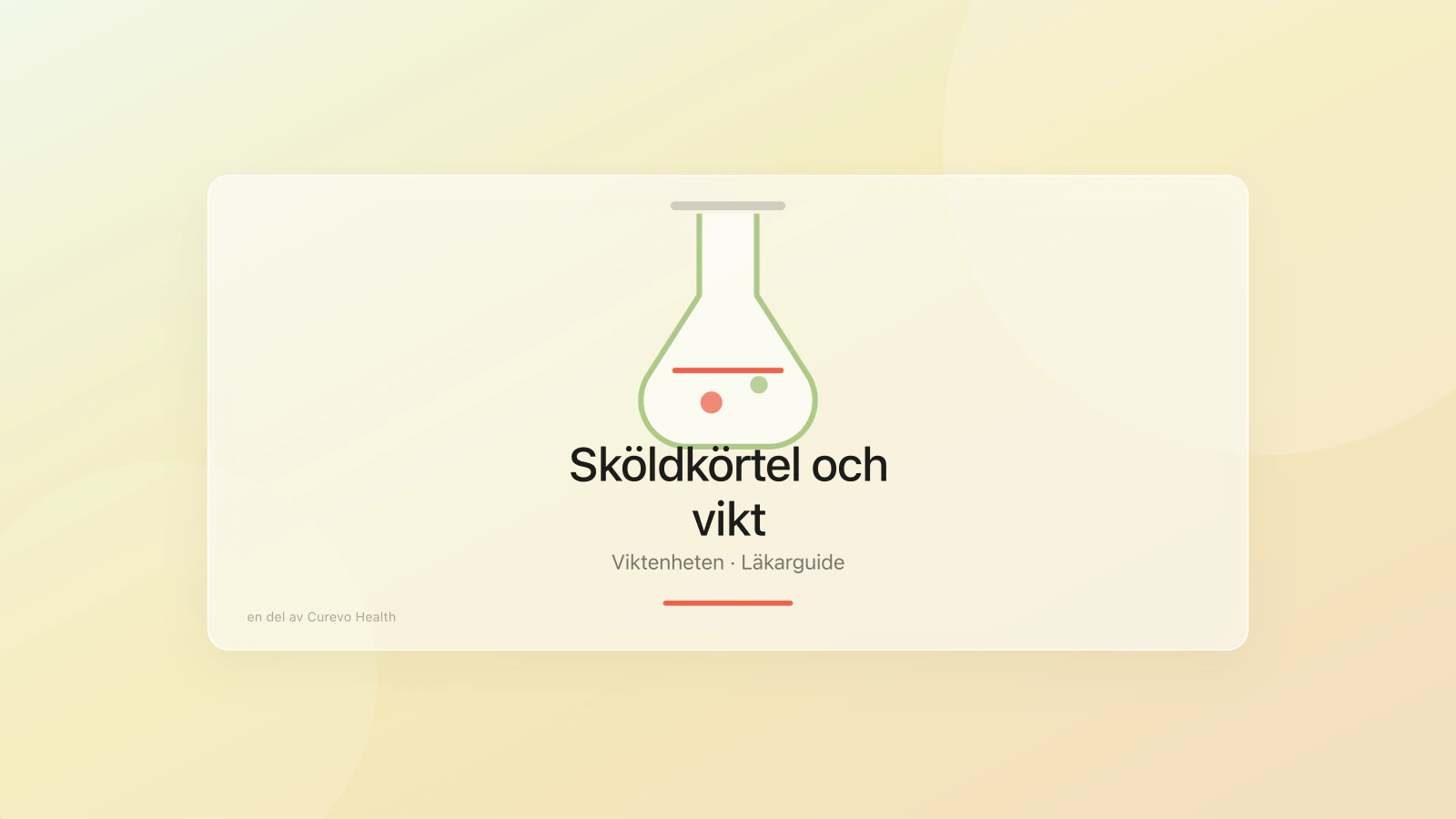 Sköldkörtel, hypotyreos och vikt: vad behöver utredas?