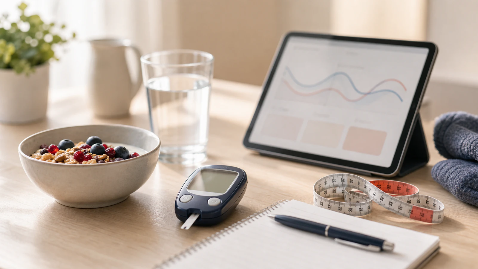 Blodsocker och vikt följs upp vid diabetes typ 2